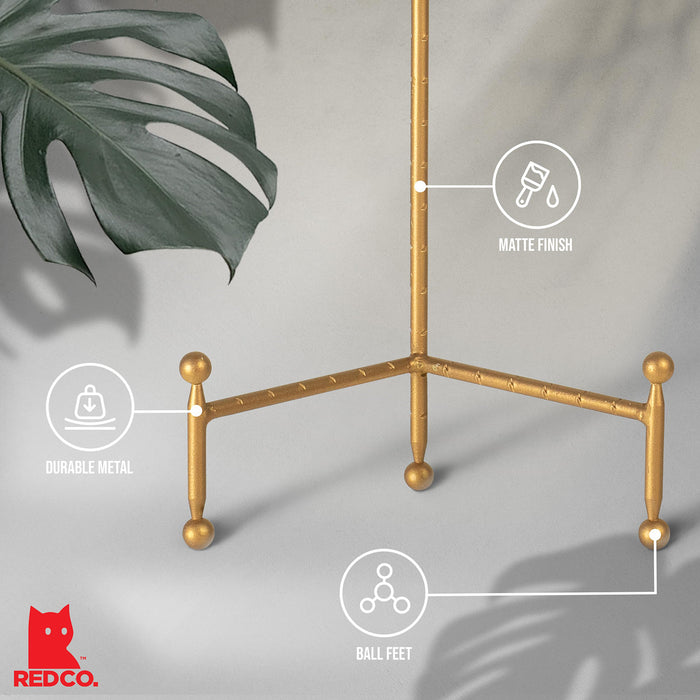 Red Co. Decorative Tripod Plate Stand and Art Holder Easel