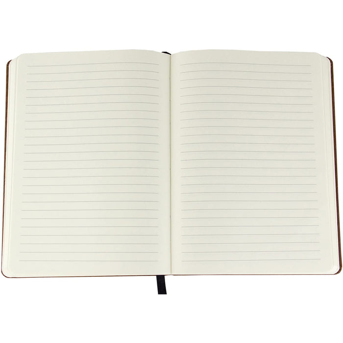 Red Co. Journal with Embossed Fox, 240 Pages, 5"x 7" Lined, Rust Orange