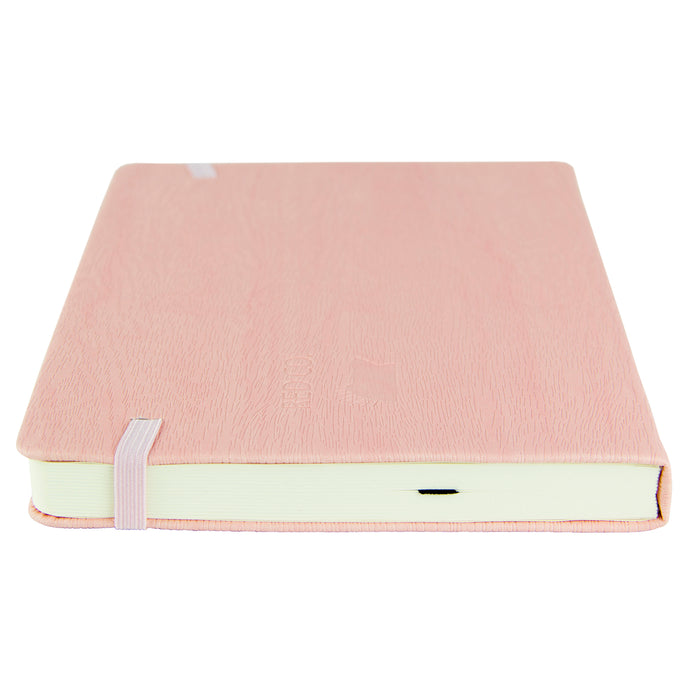 Red Co. Journal with Embossed Heart, 240 Pages, 5"x 7" Lined, Pink