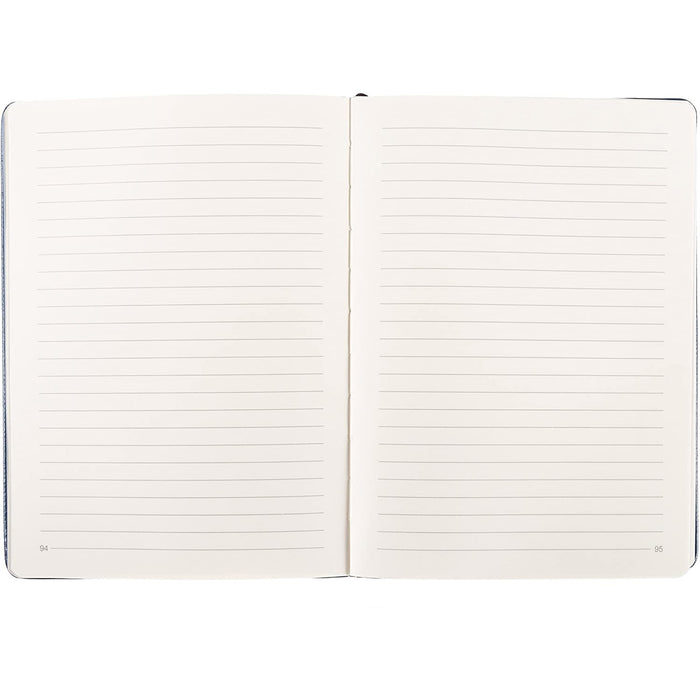 Red Co. Classic Black Hardcover Notebook Journal, 240 Pages, 5"x7"- Lined/Ruled